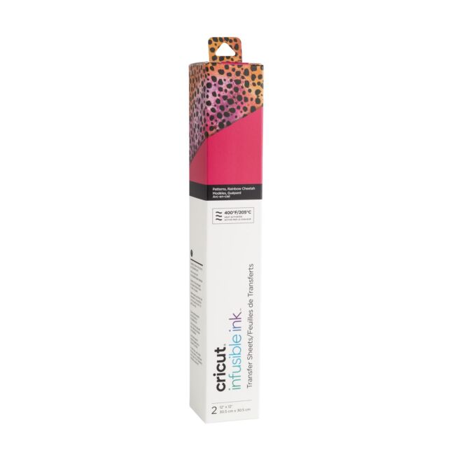 Cricut Infusible Ink Transferbogen - Rainbow Cheetah