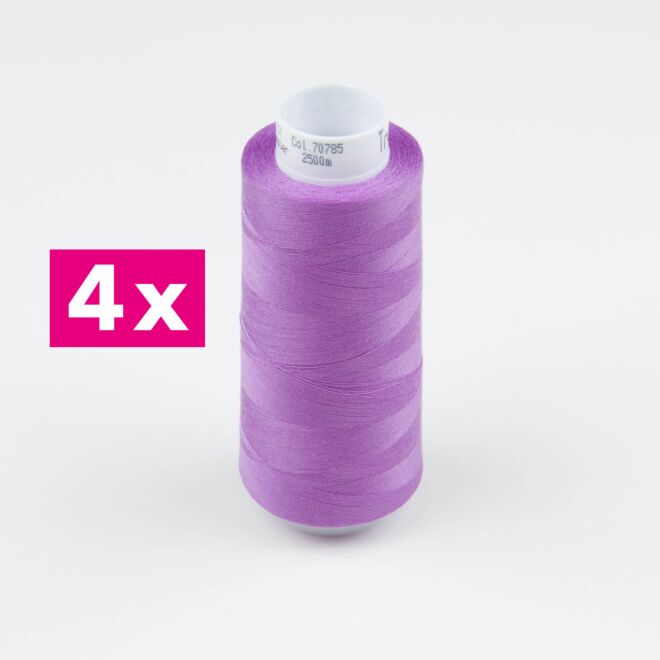 Amann-Mettler Trojalock Overlockgarn No. 120, 4x2500m/gleiche Farbe - Farbe: 70785