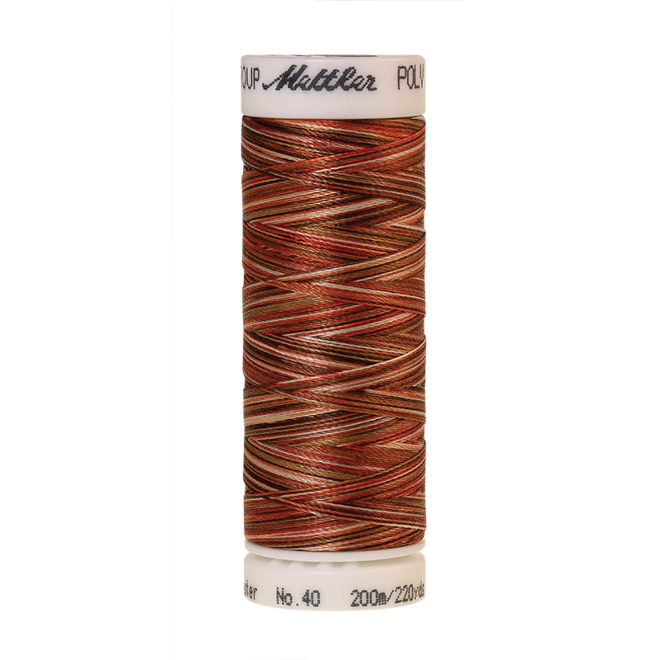 Amann Mettler Poly Sheen Multi, 200m Spule in Autumn Spice Die Multifarben harmonieren perfekt mit dem unifarbenen Poly Sheen