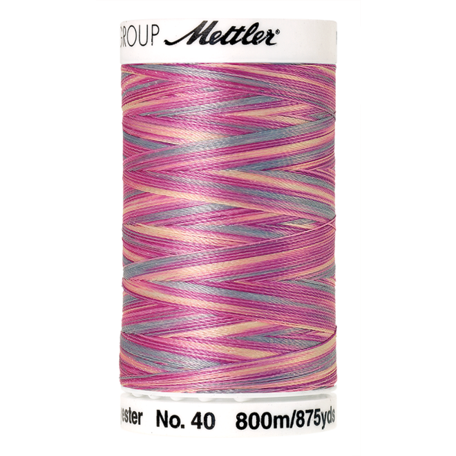 Amann Mettler Poly Sheen Multi, 800m Spule in Plum Pourri Die Multifarben harmonieren perfekt mit dem unifarbenen Poly Sheen