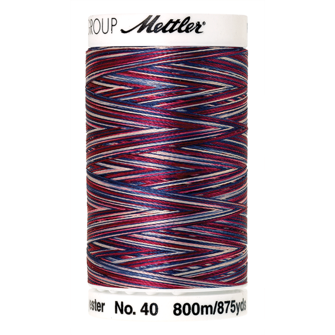 Amann Mettler Poly Sheen Multi, 800m Spule in American Flag Die Multifarben harmonieren perfekt mit dem unifarbenen Poly Sheen