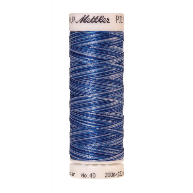 Amann Mettler Poly Sheen Multi, 200m Spule in Nautical Blues Die Multifarben harmonieren perfekt mit dem unifarbenen Poly Sheen