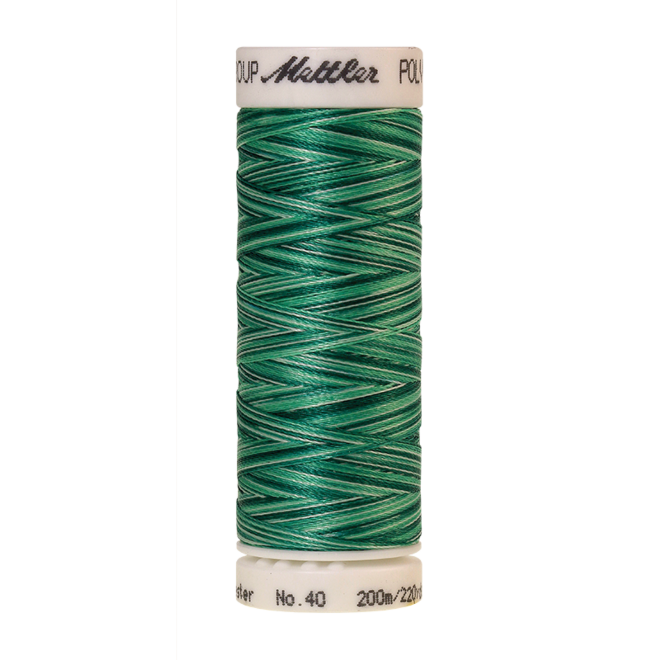 Amann Mettler Poly Sheen Multi, 200m Spule in Minty Leaves Die Multifarben harmonieren perfekt mit dem unifarbenen Poly Sheen