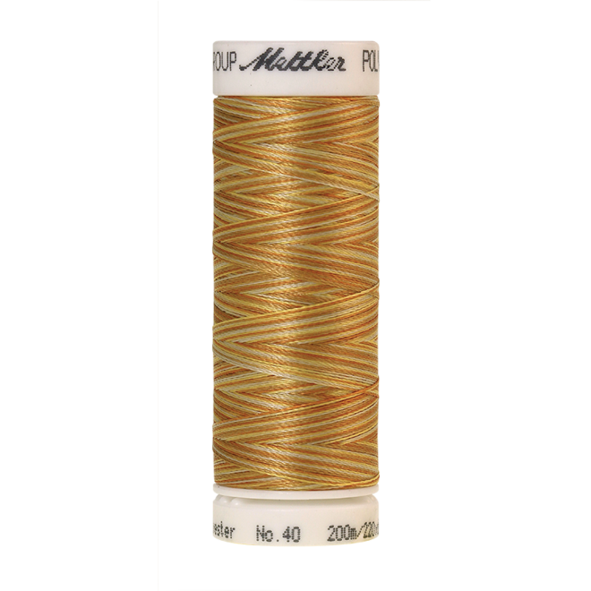Amann Mettler Poly Sheen Multi, 200m Spule in Amber Mix Die Multifarben harmonieren perfekt mit dem unifarbenen Poly Sheen
