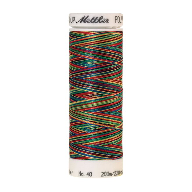 Amann Mettler Poly Sheen Multi, 200m Spule in Primary Mix Die Multifarben harmonieren perfekt mit dem unifarbenen Poly Sheen