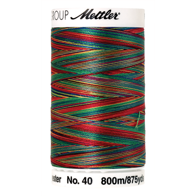 Amann Mettler Poly Sheen Multi, 800m Spule in Primary Mix Die Multifarben harmonieren perfekt mit dem unifarbenen Poly Sheen