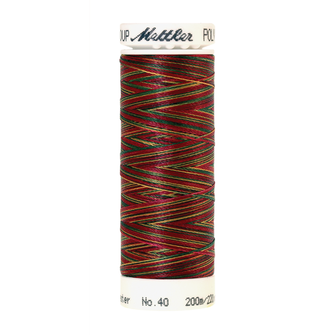 Amann Mettler Poly Sheen Multi, 200m Spule in Holiday Traditions Die Multifarben harmonieren perfekt mit dem unifarbenen Poly Sheen