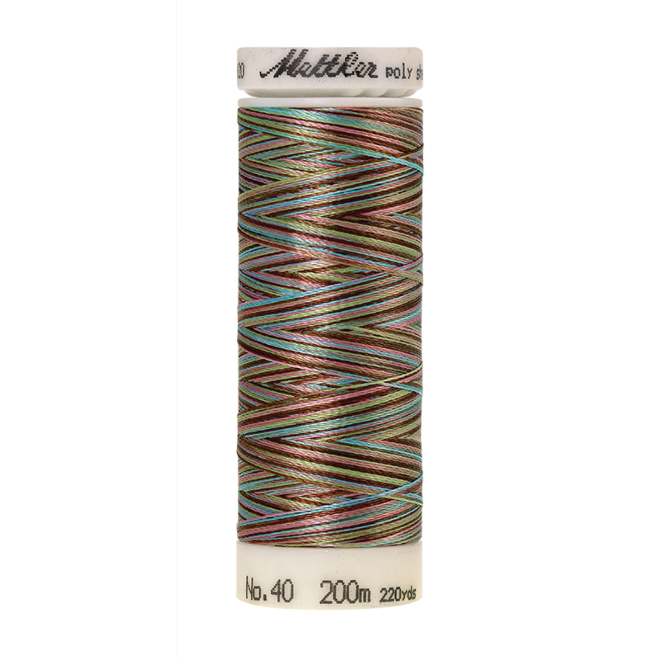 Amann Mettler Poly Sheen Multi, 200m Spule in Tween Fashion Die Multifarben harmonieren perfekt mit dem unifarbenen Poly Sheen