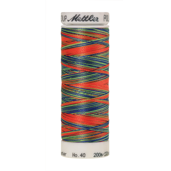 Amann Mettler Poly Sheen Multi, 200m Spule in Glowing Brights Die Multifarben harmonieren perfekt mit dem unifarbenen Poly Sheen