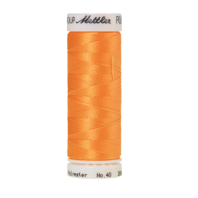 Amann Mettler Poly Sheen Passion Fruit glänzt durch den trilobalen Fadenquerschnitt besonders schön. Zum Sticken, Quilten, Nähen. 200m Spule