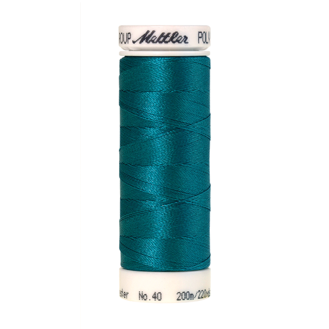 Amann Mettler Poly Sheen Caribbean glänzt durch den trilobalen Fadenquerschnitt besonders schön. Zum Sticken, Quilten, Nähen. 200m Spule