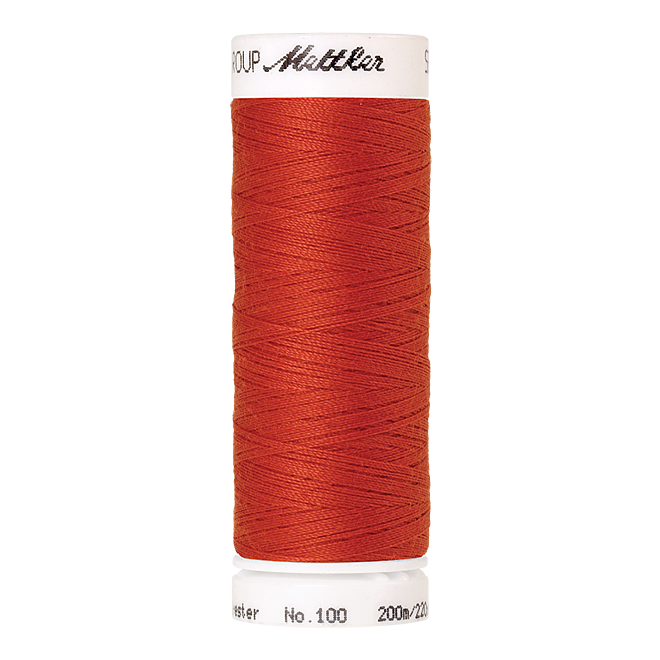 Amann Mettler Seralon 100, 200m - Vermillion - Allesnäher