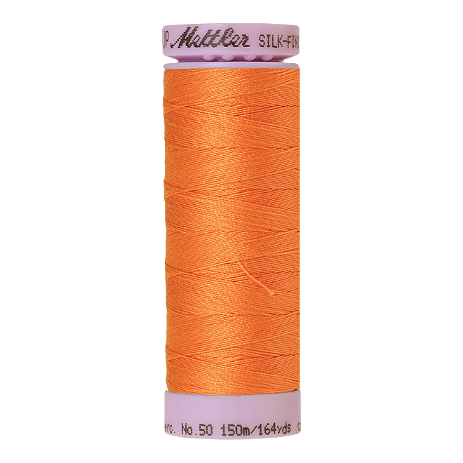 Silk-Finish Cotton 50, 150m - Harvest: Reines Baumwollgarn aus 100% langstapliger, ägyptischer Baumwollte von Amann Mettler