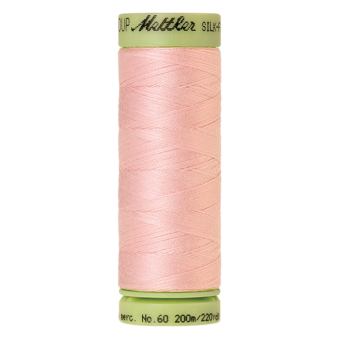 Silk-Finish Cotton 60, 200m - Parfait Pink: Reines Baumwollgarn aus 100% langstapliger, ägyptischer Baumwollte von Amann Mettler