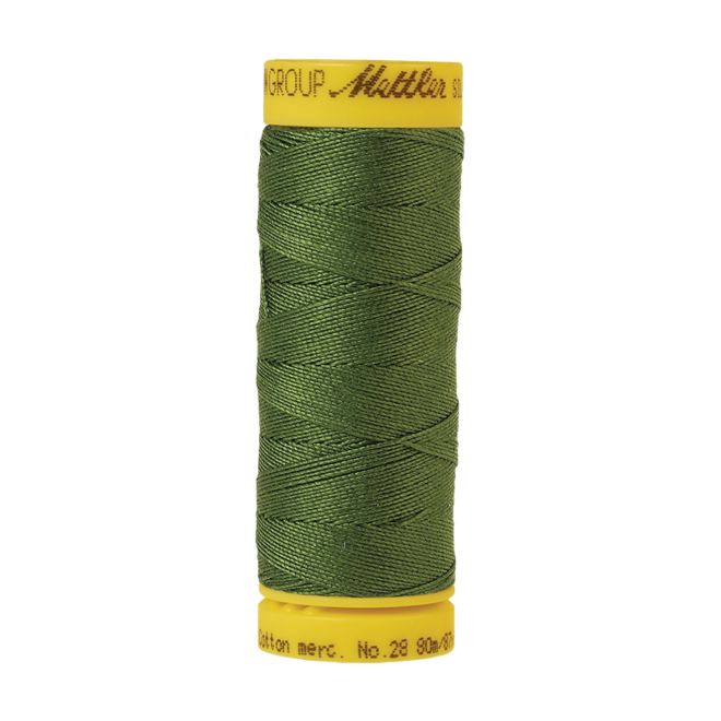 Silk-Finish Cotton 28, 80m - Cypress: Reines Baumwollgarn aus 100% langstapliger, ägyptischer Baumwollte von Amann Mettler
