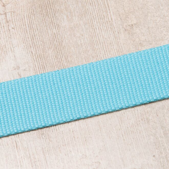 30mm Gurtband "Clyde" Uni türkis