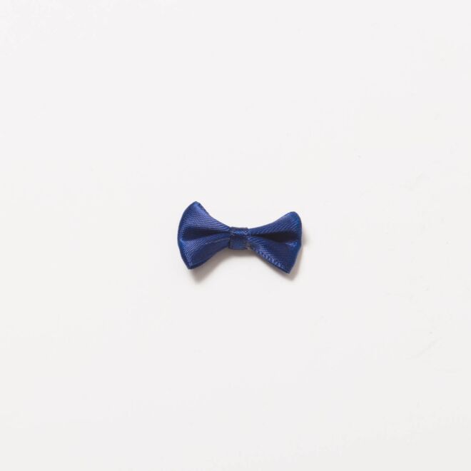 Satinschleife 2,5cm navy
