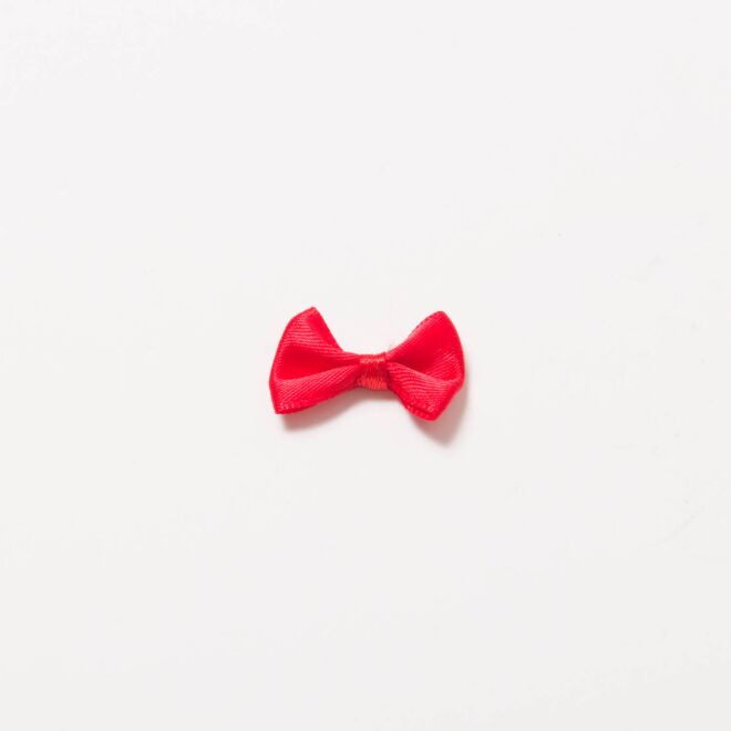 Satinschleife 2,5cm rot