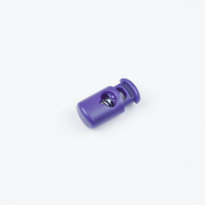 3mm Kordelstopper Zylinder lila