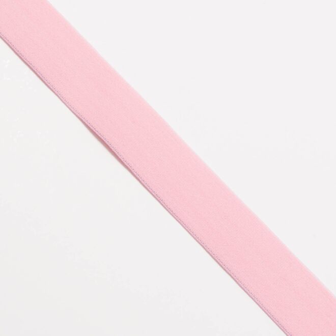 2,5cm Gummiband rosa