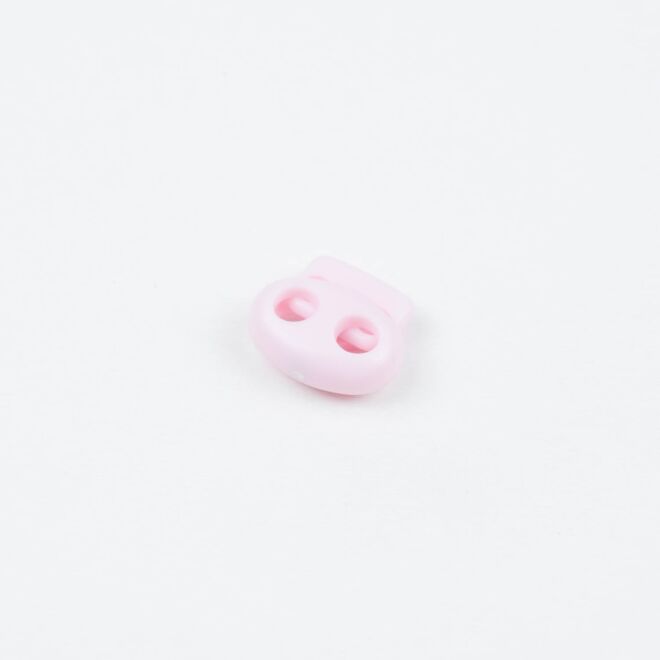 4mm Kordelstopper Duo rosa