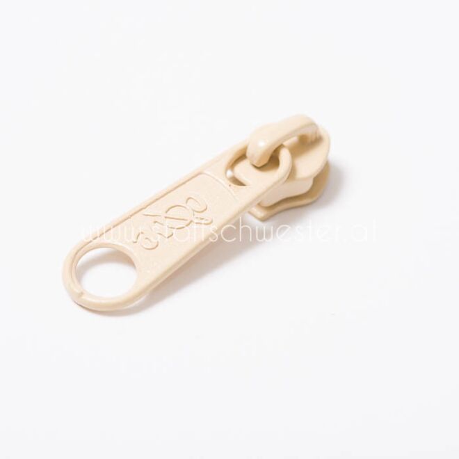 5mm Non-Lock Schieber hellbeige (3 Stück)
