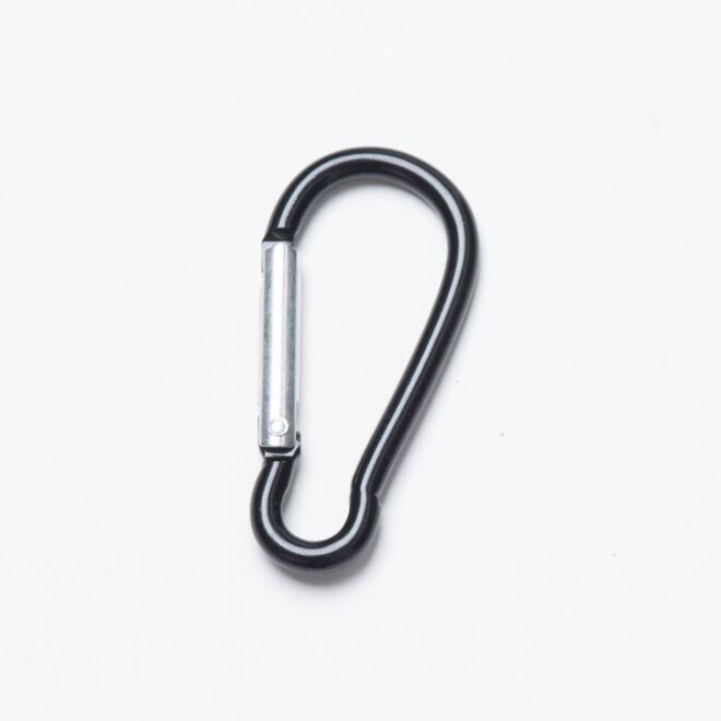59mm Aluminium-Karabiner schwarz