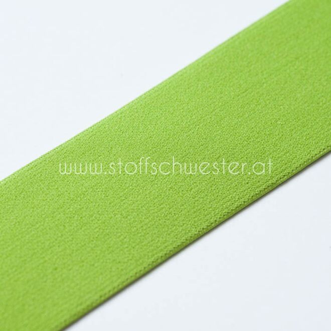 4cm Gummiband lime