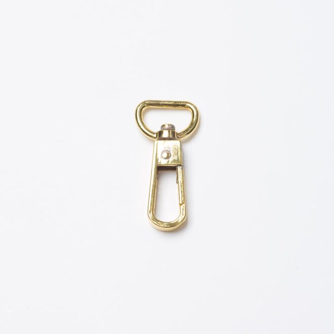15mm Karabinerhaken "Jaro" gold