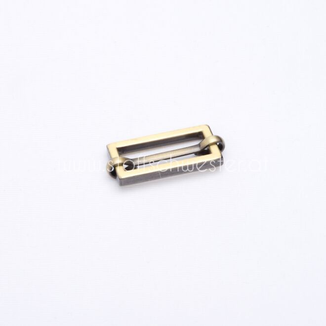 25mm Schieber beweglich "Premium" altmessing