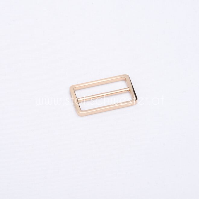25mm Schieber eckig "Premium" gold 