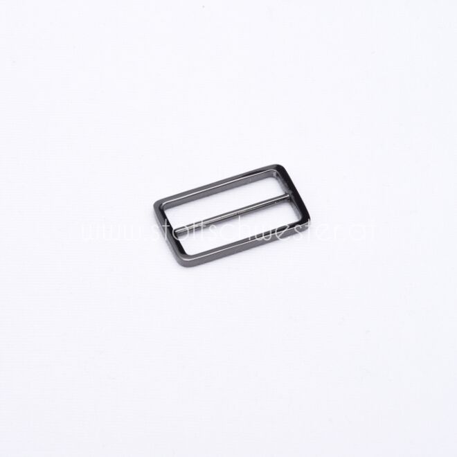 25mm Schieber eckig "Premium" anthrazit 