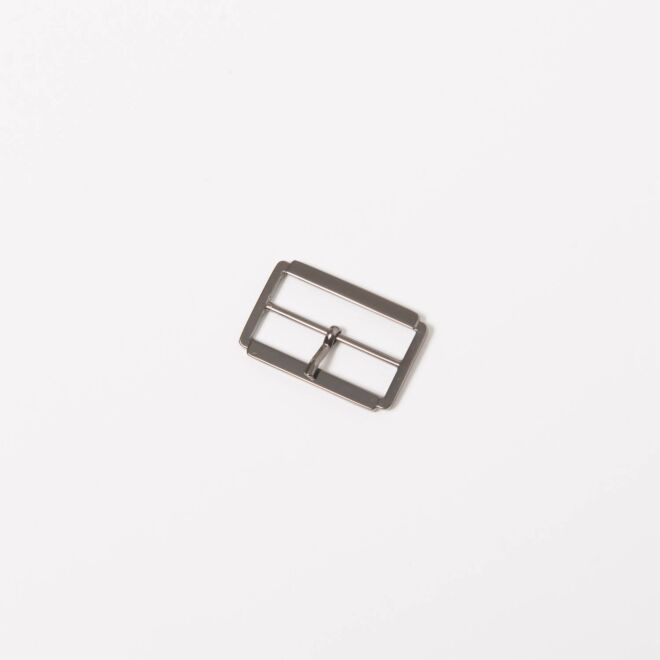 30mm Gürtelschnalle "Rechteck" gunmetal