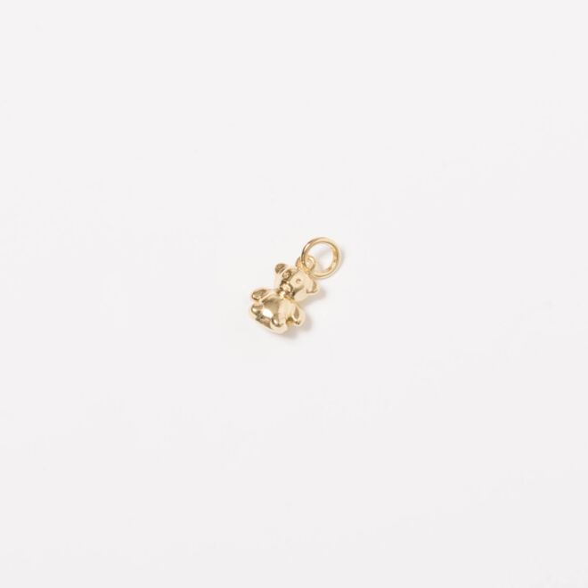 1,5cm Kleiner Bär Anhänger gold