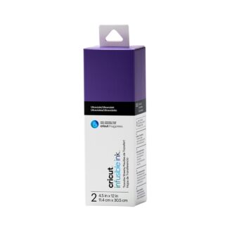 Cricut Joy Infusible Ink Transferbogen - Ultraviolett - 2 Bogen 11,4 x 30,5 cm