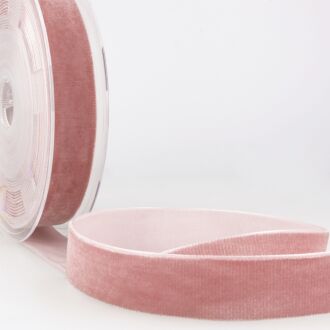 38mm Hochdichtes Samtband altrosa