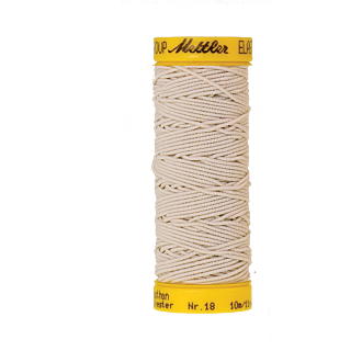 Elasticfaden 10m - Eggshell FNr: 1000