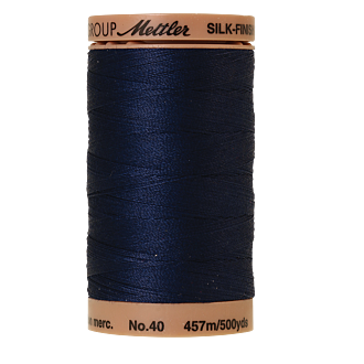 Silk-Finish Cotton 40, 457m - Navy FNr. 0825