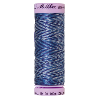 Silk-Finish Multi 50, 100m - Evening Blue FNr. 9812