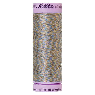 Silk-Finish Multi 50, 100m - Silvery Blues FNr. 9843
