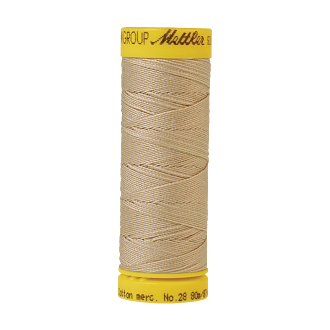 Silk-Finish Cotton 28, 80m - Eggshell FNr. 1000
