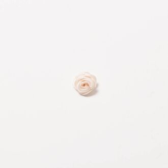 Satinrose 1,5cm ecru