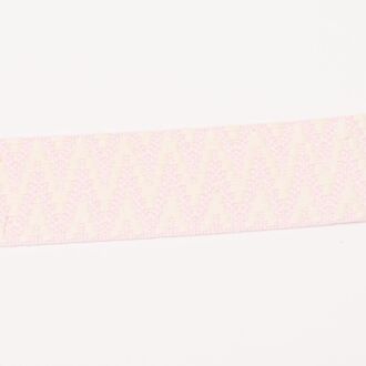 40mm Doubleface Webband ZigZag rosa