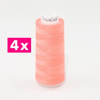 Amann-Mettler Trojalock Overlockgarn No. 120, 4x 2500m/gleiche Farbe - apricot