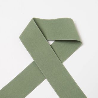4cm Gummiband olive