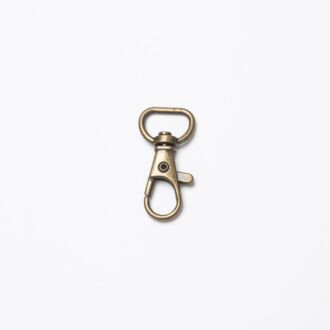 12mm Karabinerhaken altmessing