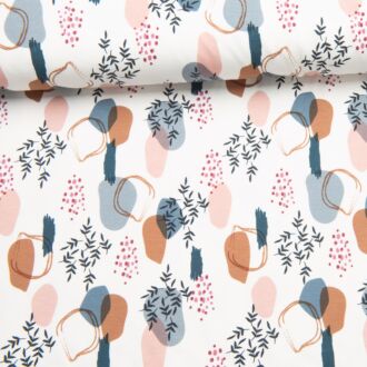Abstract Shapes Jersey weiß