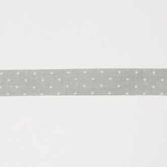 25mm Webband gepunktet altgrün