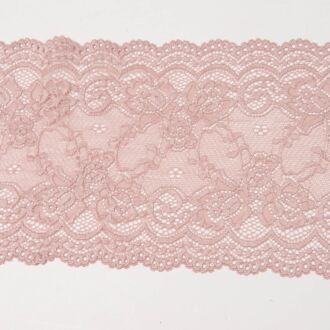 140mm Spitze elastisch Blumenranken nude