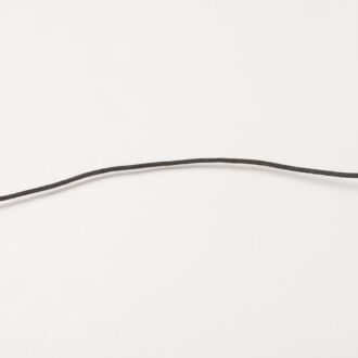 2mm Echtleder-Band schwarz matt
